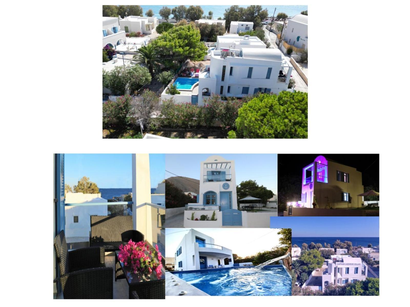 Located By The Sea One Beachfront Private Captain Lazaros Pool Villa With Loft In 750Sqm Spacious Private Plot-Jacuzzi-Sunrelax-Furnished Terace-Gazebo-Private Parking,Sleep 3 Adults And 2 Children, Just Steps From The Black Beach-Seaview Періса Екстер'єр фото